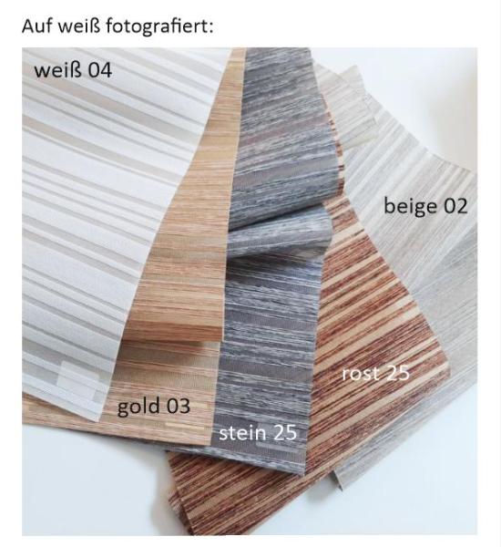 Flächenvorhang Bamboo Farben - Optik